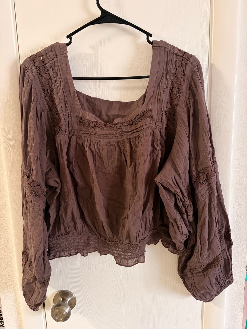 American Eagle Boho Peasant Blouse